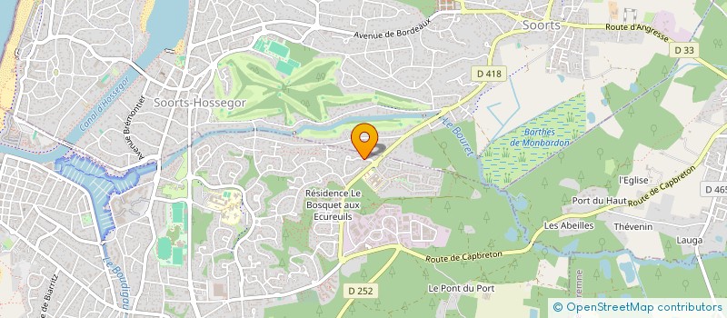 localisation de l'entreprise SCI FCGC à CAPBRETON