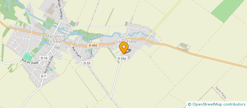 localisation de l'entreprise SCI FCH3  SAINT-FLAVY