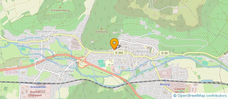 localisation de l'entreprise SCI FCHA  MUTZIG