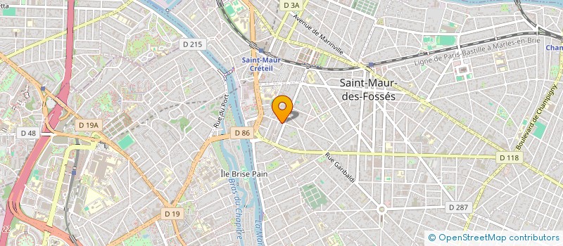 localisation de l'entreprise SCI FCINVEST  SAINT-MAUR-DES-FOSSES
