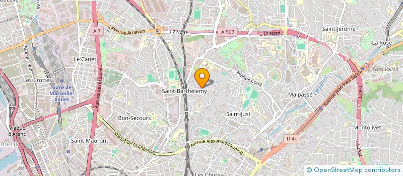 localisation de l'entreprise SCI FCK à MARSEILLE