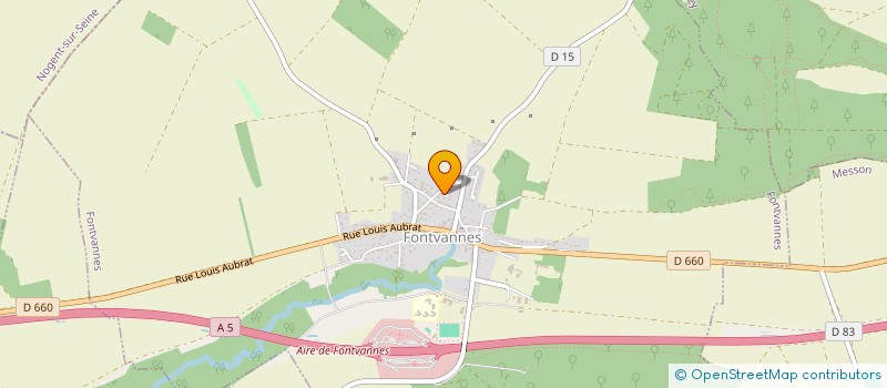 localisation de l'entreprise SCI FCL  FONTVANNES