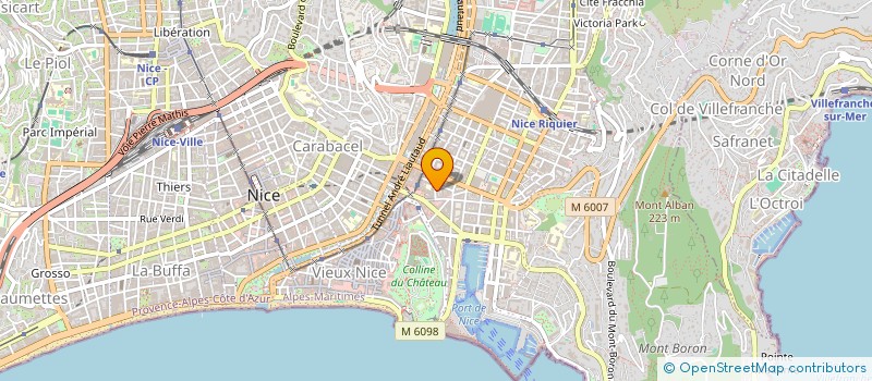 localisation de l'entreprise SCI FCLNM à NICE