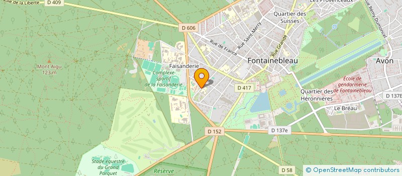 localisation de l'entreprise SCI FCLP  FONTAINEBLEAU