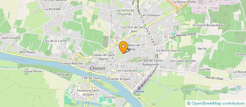 localisation de l'entreprise SCI FCM  CHINON