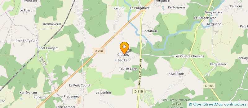 localisation de l'entreprise SCI FCM  CARNAC