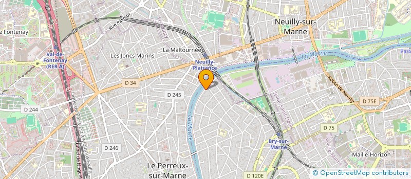 localisation de l'entreprise SCI FCM DES BORDS DE MARNE à BRY-SUR-MARNE