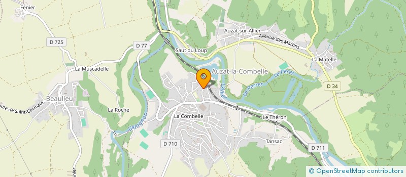 localisation de l'entreprise SCI FCM ROUVET  AUZAT-LA-COMBELLE