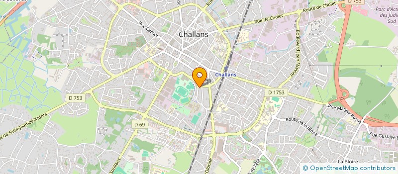 localisation de l'entreprise SCI FCMB à CHALLANS