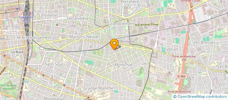 localisation de l'entreprise SCI FCMB LYON  LYON