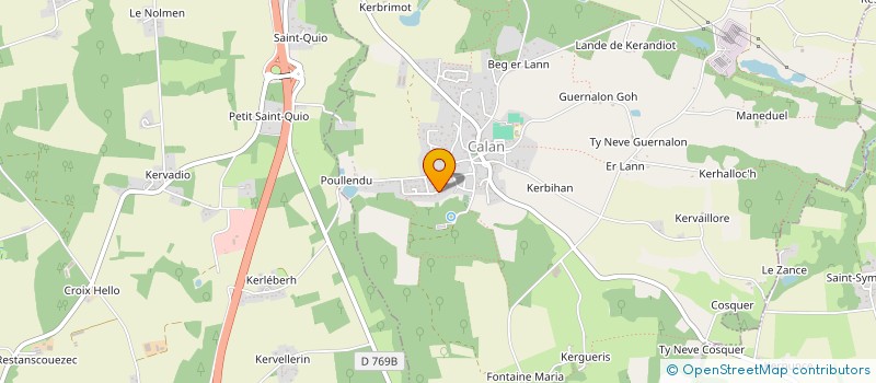 localisation de l'entreprise SCI FCMI  CALAN