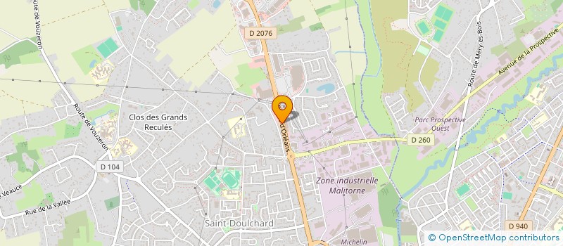 localisation de l'entreprise SCI FCMOTOS  SAINT-DOULCHARD