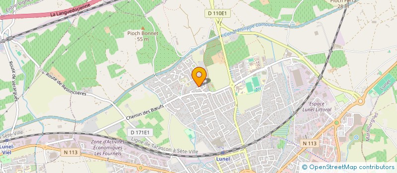 localisation de l'entreprise SCI FCN  AUJARGUES