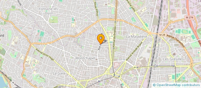 localisation de l'entreprise SCI FCPA à DIJON