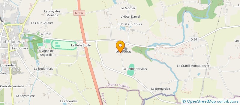 localisation de l'entreprise SCI FCR  SAINTE ANNE SUR VILAINE