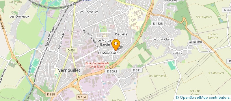 localisation de l'entreprise SCI FCS à DREUX