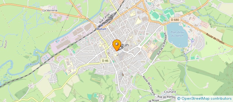 localisation de l'entreprise SCI FCU  AUTUN