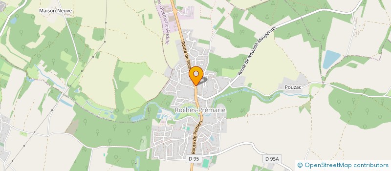 localisation de l'entreprise SCI FCY  NOUAILLE-MAUPERTUIS