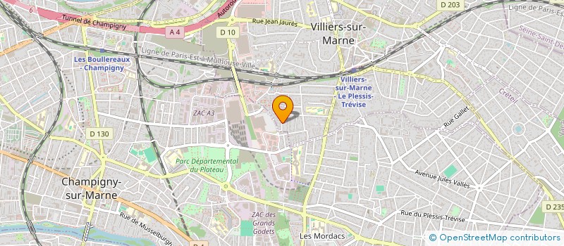 localisation de l'entreprise SCI FD  VILLIERS-SUR-MARNE