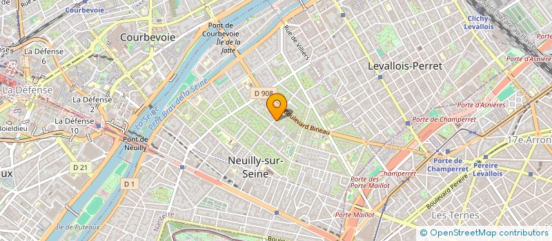 localisation de l'entreprise SCI FD à NEUILLY-SUR-SEINE