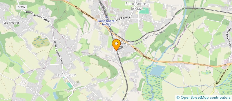 localisation de l'entreprise SCI FD COTTAZ  SAINT-ANDRE-LE-GAZ