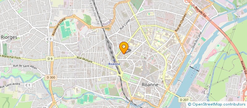 localisation de l'entreprise SCI FD GRENOBLE  ROANNE