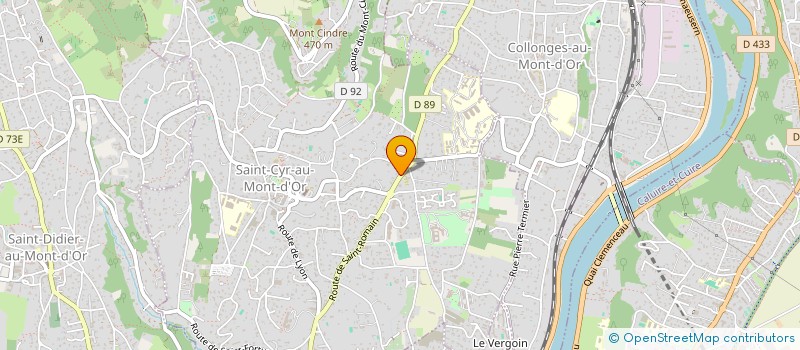 localisation de l'entreprise SCI FD IMMOBILIER  SAINT-CYR-AU-MONT-D'OR