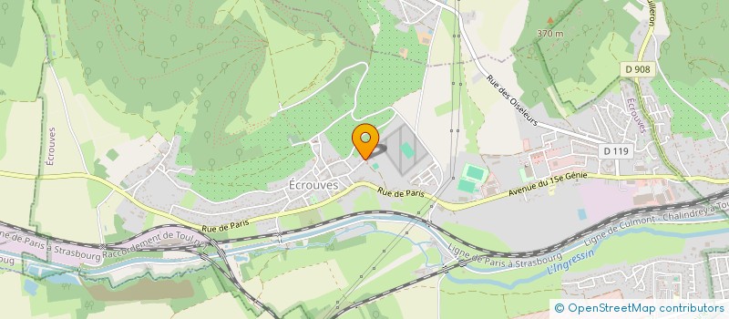 localisation de l'entreprise SCI FD IMMOBILIER  ECROUVES