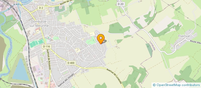 localisation de l'entreprise SCI FD3M  DOMBASLE-SUR-MEURTHE