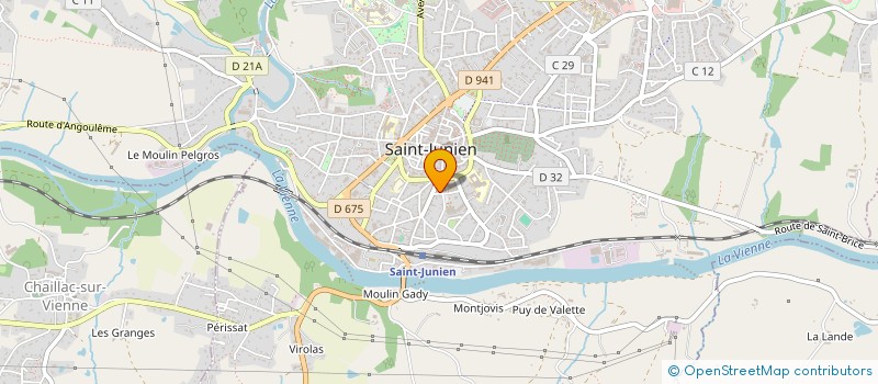 localisation de l'entreprise SCI FDAC à SAINT-JUNIEN