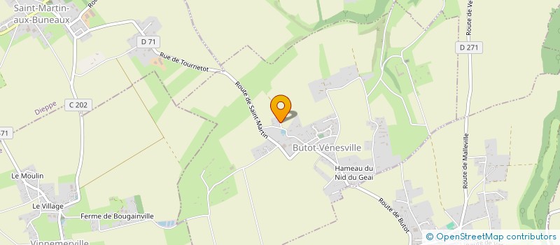 localisation de l'entreprise SCI FDB  BUTOT-VENESVILLE