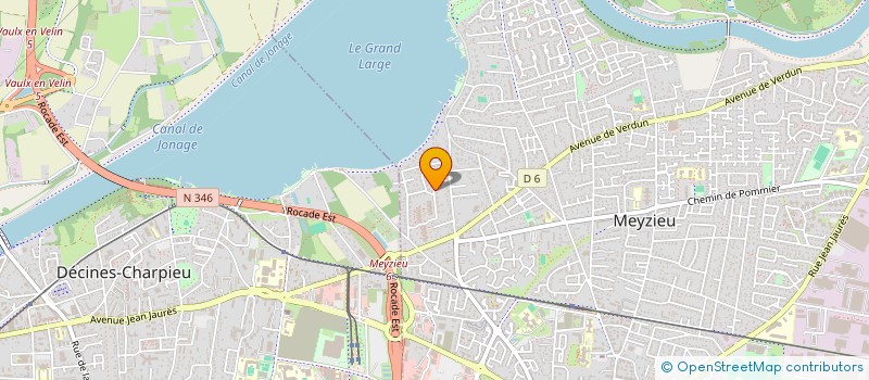 localisation de l'entreprise SCI FDBG  PUSIGNAN