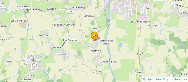 localisation de l'entreprise SCI FDBS à VONNAS