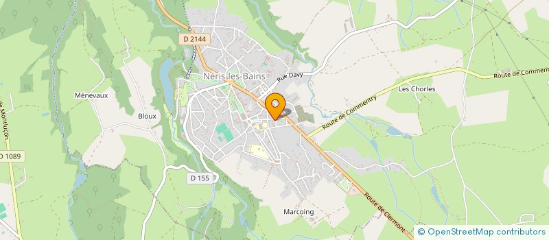 localisation de l'entreprise SCI FDC  NERIS-LES-BAINS