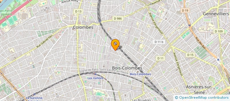 localisation de l'entreprise SCI FDCDA à BOIS-COLOMBES