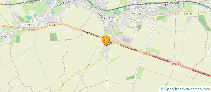 localisation de l'entreprise SCI FDCL  AUBIGNY-EN-ARTOIS