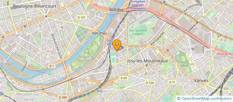 localisation de l'entreprise SCI FDD IMMOBILIER à ISSY-LES-MOULINEAUX