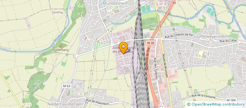 localisation de l'entreprise SCI FDE  MUNDOLSHEIM