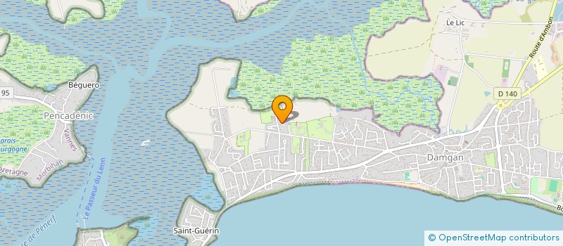 localisation de l'entreprise SCI FDG IMMO  DAMGAN