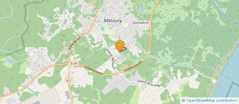 localisation de l'entreprise SCI FDH à MATOURY