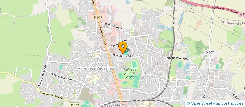 localisation de l'entreprise SCI FDI  VARENNES-VAUZELLES