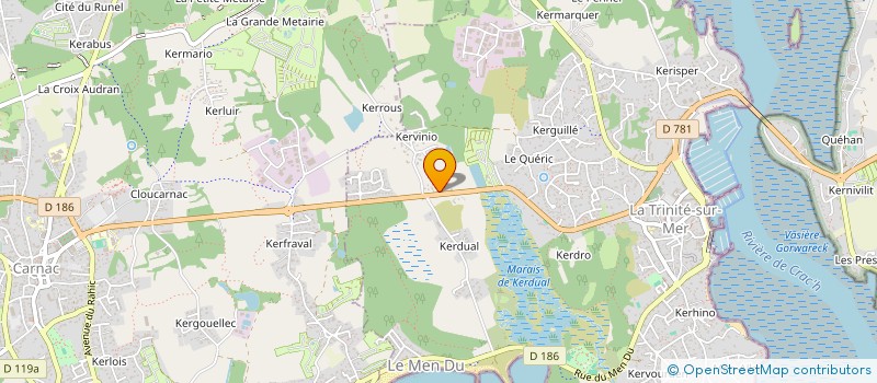 localisation de l'entreprise SCI FDL  LA TRINITE-SUR-MER