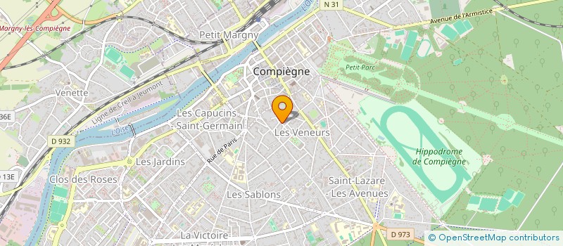 localisation de l'entreprise SCI FDL  COMPIEGNE