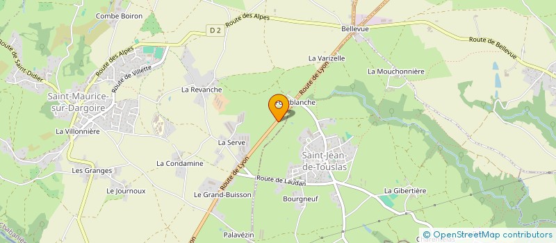 localisation de l'entreprise SCI FDL  CHABANIERE