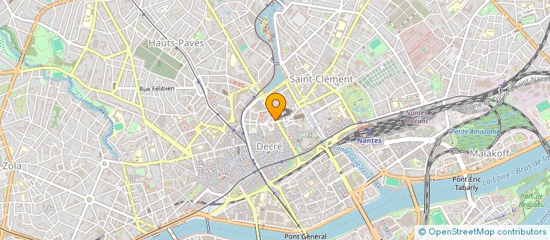 localisation de l'entreprise SCI FDM  NANTES