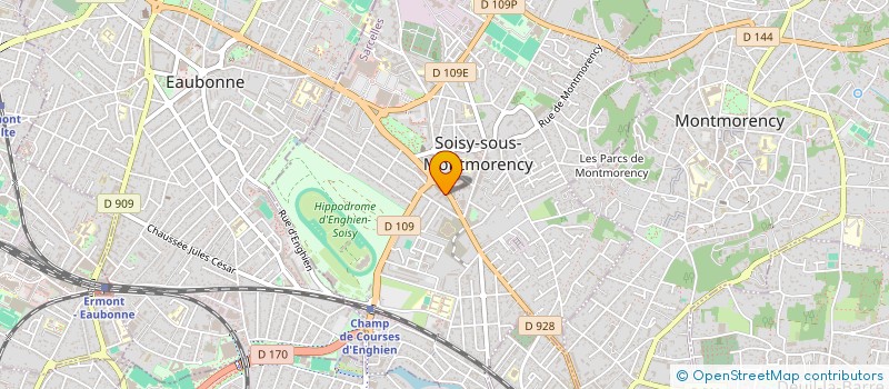 localisation de l'entreprise SCI FDM  SOISY-SOUS-MONTMORENCY