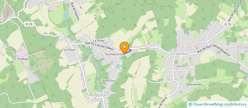 localisation de l'entreprise SCI FDMS IMMO  ANGICOURT