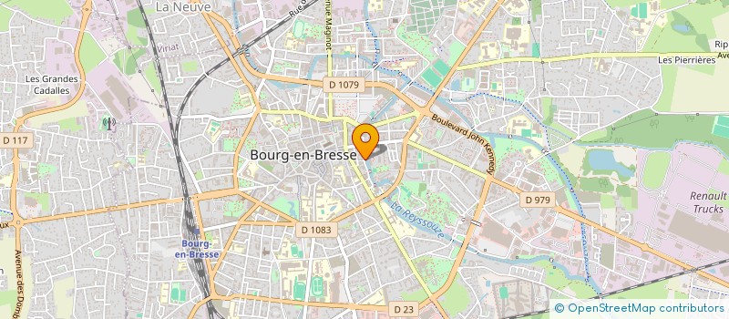 localisation de l'entreprise SCI FDR à BOURG-EN-BRESSE