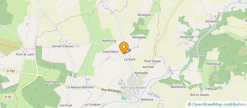 localisation de l'entreprise SCI FDRA IMMO  KERNASCLEDEN