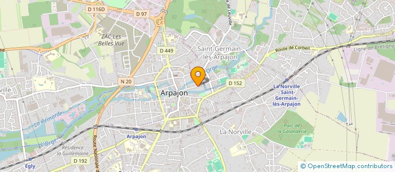 localisation de l'entreprise SCI FDS  ARPAJON